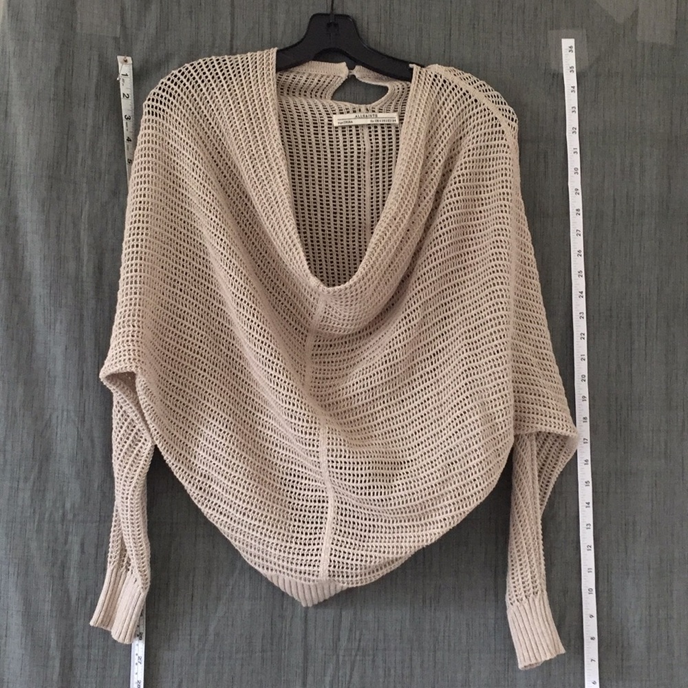 Trendy All Saints mesh top. Small Size 2 or 4.